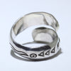 Silver Ring by Aaron Peshlakai- 5.5