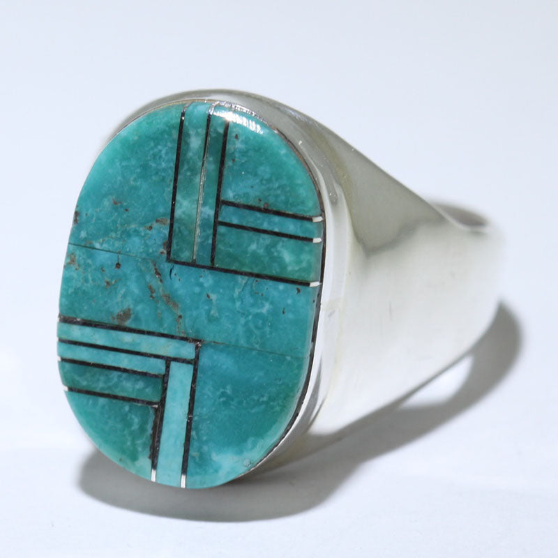 Inlay Ring by Navajo- 12
