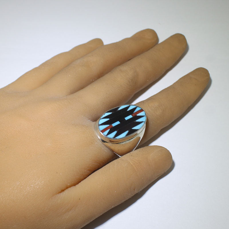 Inlay Ring by Zuni- 10