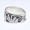 Silver Ring by Clifton Mowa- 10