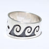 Silver Ring by Augustine Mowa- 8.5