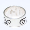 Silver Ring by Augustine Mowa- 8.5