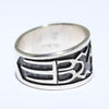 Silver Ring by Augustine Mowa- 9.5