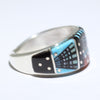 Inlay Ring by Erwin Tsosie- 11.5