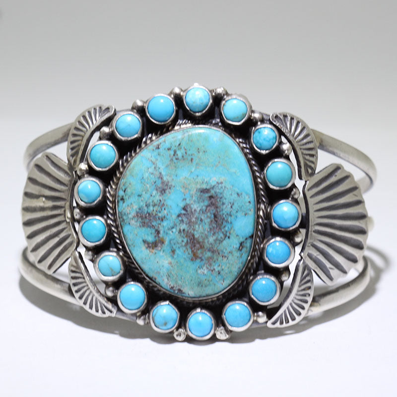Turquoise Bracelet by Sheila Tso 5-1/2"