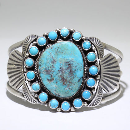 Turquoise Bracelet by Sheila Tso 5-1/2