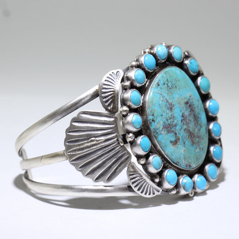 Turquoise Bracelet by Sheila Tso 5-1/2"