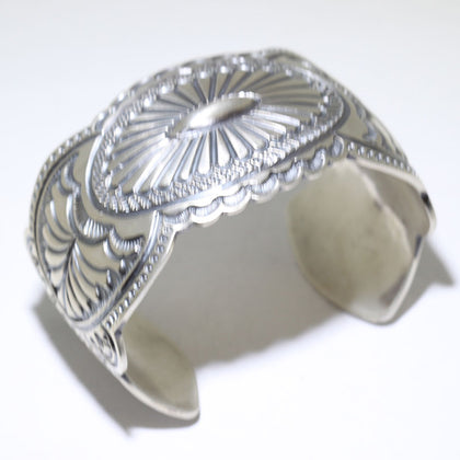 Silver Bracelet by Arnold Blackgoat 6