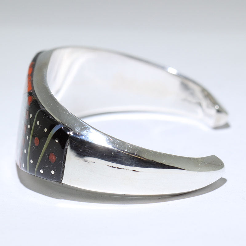 Micro Inlay Bracelet by Erwin Tsosie 5-1/4"