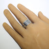 Silver Ring by Clifton Mowa- 10