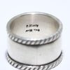 Coin Silver Ring by Perry Shorty- 10