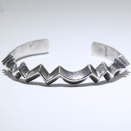 Silver Bracelet by Aaron Anderson 5-1/4