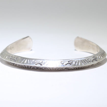 Silver Bracelet by Arnold Goodluck 6