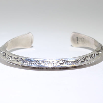 Silver Bracelet by Arnold Goodluck 6