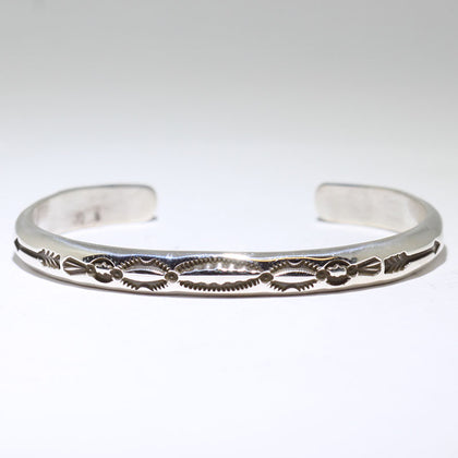 Silver Bracelet by Darrell Cadman 5-1/4