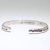 Silver Bracelet by Darrell Cadman 5-1/4"