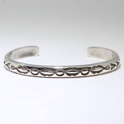 Silver Bracelet by Darrell Cadman 5-1/4