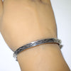 Silver Bracelet by Arnold Goodluck 5-3/4"