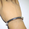 Silver Bracelet by Arnold Goodluck 6"