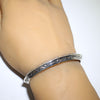 Silver Bracelet by Arnold Goodluck 5-3/4"