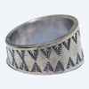 Silver Ring by Arnold Goodluck- 9.5