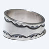Silver Ring by Arnold Goodluck- 11