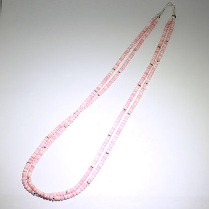 Pink Concho shell Necklace by Reva Goodluck