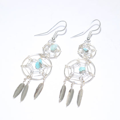 Dreamcatcher Earrings by Navajo