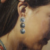 Concho Earrings by Navajo