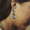 Concho Earrings by Navajo