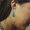 Turquoise Earrings by Navajo