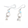 Silver Earrings by Navajo