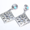 Silver Earrings by Navajo