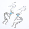 Kokopelli Earrings by Navajo