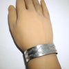 Silver Bracelet by Arnold Goodluck 5-3/4"