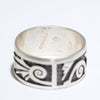 Silver Ring by Willis Humeyestewa- 10.5