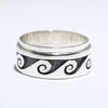 Silver Ring by Clifton Mowa- 8