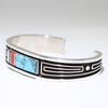 Inlay Bracelet by Albert Nells 5-1/4"