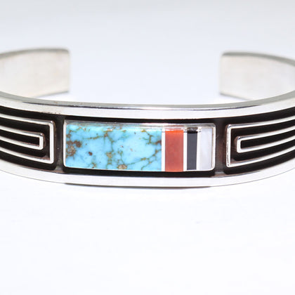 Inlay Bracelet by Albert Nells 5-1/2