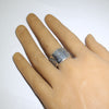 Silver Ring by Clifton Mowa- 10