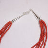 Coral Necklace by Navajo