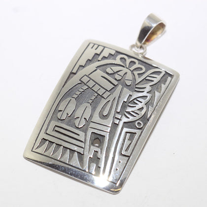 Silver Pendant by Clifton Mowa