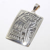 Silver Pendant by Clifton Mowa