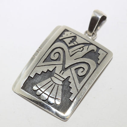 Silver Pendant by Clifton Mowa