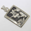 Silver Pendant by Sparks Masawytewa