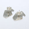 Silver Earrings by Willis Humeyestewa