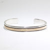 14K & Silver Bracelet by Bruce Morgan (0.37")