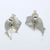 Silver Earrings by Willis Humeyestewa