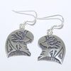 Silver Earrings by Willis Humeyestewa