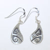 Silver Earrings by Willis Humeyestewa